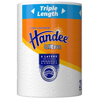 Handee Ultra Paper Towels Triple Length White
