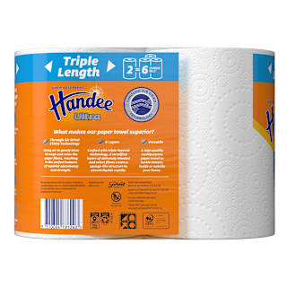 Handee Ultra Paper Towels Triple Length White