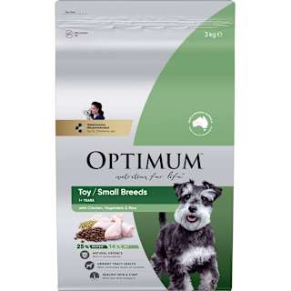 Optimum Toy/Small Breed with Chicken Vegetables & Rice Dry Dog Food