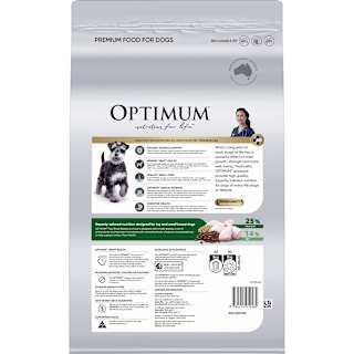 Optimum Toy/Small Breed with Chicken Vegetables & Rice Dry Dog Food