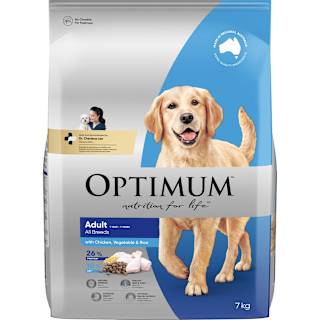 Optimum Dry Dog Food With Chicken, Vegetables & Rice