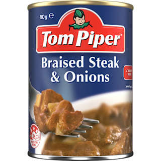 Tom Piper Beef Braised Steak & Onions
