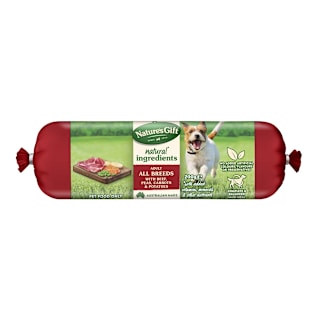 Nature's Gift Deli Roll Beef Potato Carrot Peas Dog Food