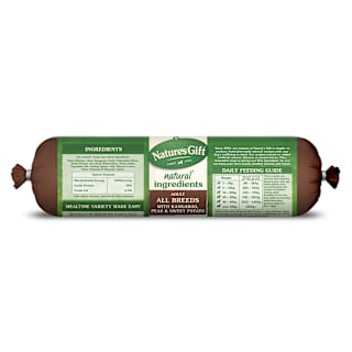 Nature's Gift Deli Roll With Kangaroo, Sweet Potato & Peas Chilled