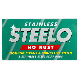 Steelo Scourer Steel Wool Soap Pads Stainless