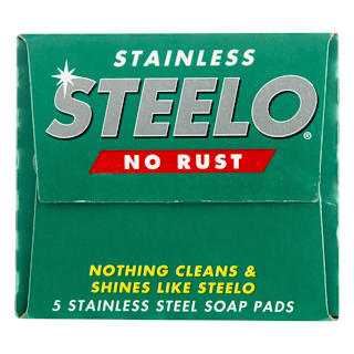 Steelo Scourer Steel Wool Soap Pads Stainless