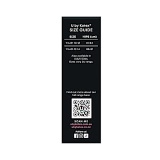 U By Kotex Brief Encased Elastic Super