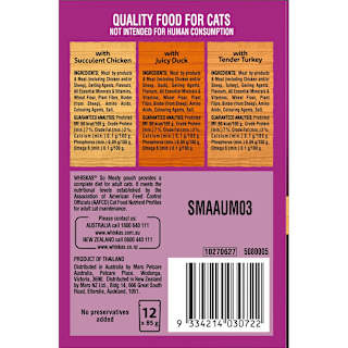 Whiskas So Meaty Wet Cat Food Poultry Dishes In Gravy