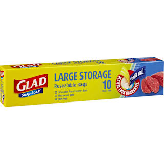 Glad Snap Lock Large Storage Bags