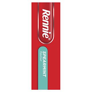 Rennie Indigestion and Heartburn Relief Spearmint Chewable Tablets