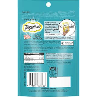 Temptations Cat Treats Tempting Tuna Bag