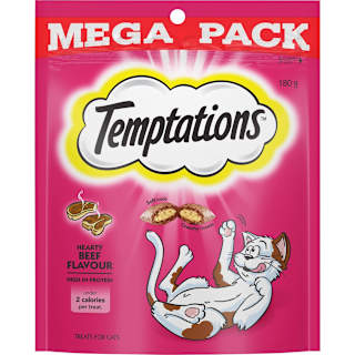 Temptations Cat Treat Hearty Beef Bag