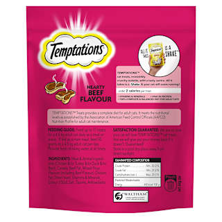Temptations Cat Treat Hearty Beef Bag