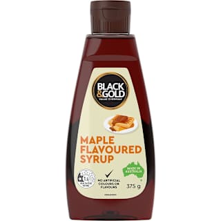 Black & Gold Maple Flavoured Syrup