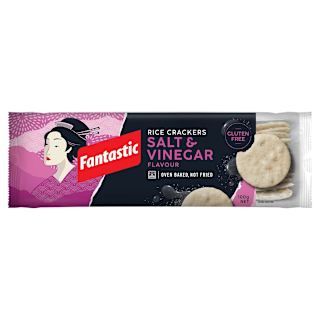 Fantastic Rice Crackers Salt & Vinegar