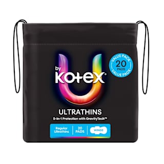 U By Kotex Feminine Pad Ultrathin Wing Super