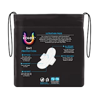 U By Kotex Feminine Pad Ultrathin Wing Super
