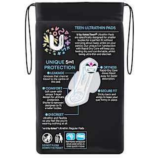 U By Kotex Feminine Pad Petite Ultrathin Overnight