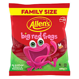 Allen's Big Red Frogs Family Size