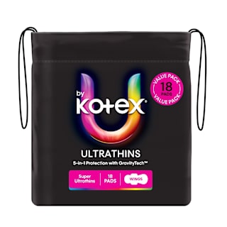 U By Kotex Feminine Pad Ultrathin Wing Super