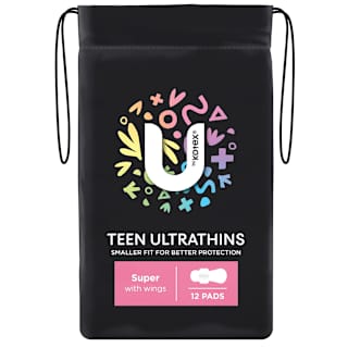 U By Kotex Feminine Pad Petite Ultrathin Regular Wing