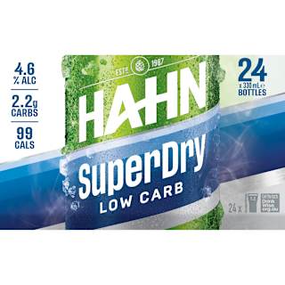 Hahn Super Dry 4.6 Bottle Carton