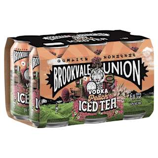 Brookvale Union Vodka & Peach Iced Tea Can