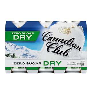 Canadian Club & Dry Zero Sugar Can