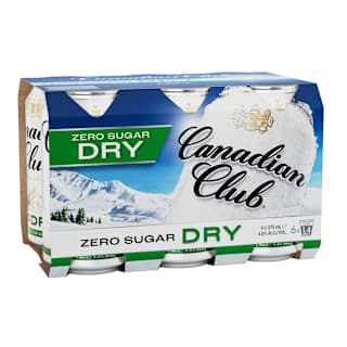 Canadian Club & Dry Zero Sugar Can