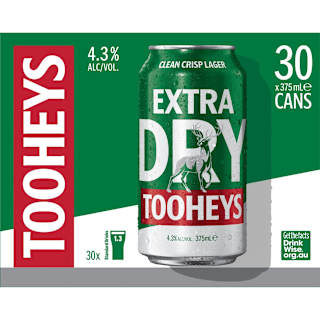 Tooheys Extra Dry Can