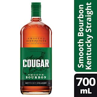 Cougar Bourbon Whiskey Bottle
