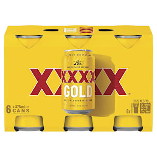XXXX GOLD Can Cluster