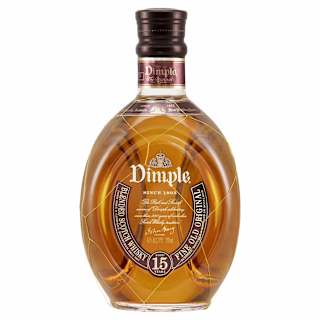 Dimple 15 Year Old Scotch Whisky Bottle