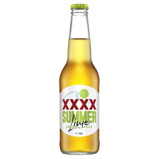 XXXX Summer Bright Lager with Natural Lime Bottle