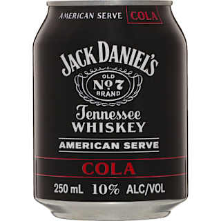 Jack Daniel's & Cola American Serve Can