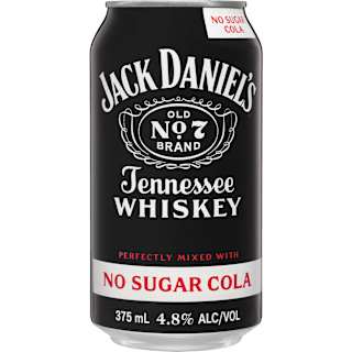 Jack Daniel's & No Sugar Cola Can