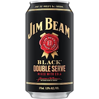 Jim Beam Black & Cola Double Serve Can