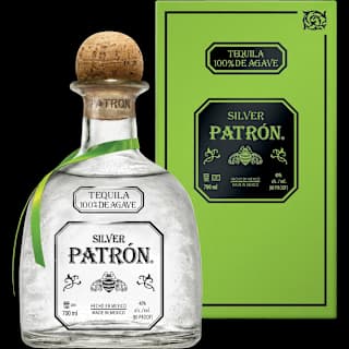 Patron Silver Tequila Bottle