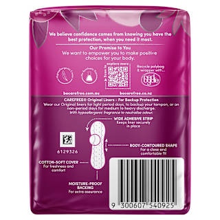 Carefree Panty Liners Shower Fresh Liners