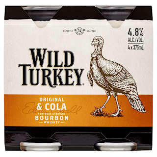 Wild Turkey Bourbon & Cola Can