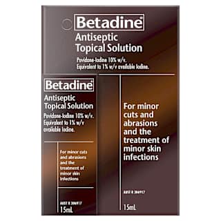 Betadine Antiseptic Topical Solution Liquid