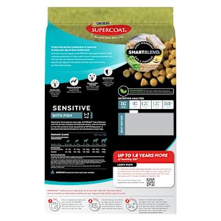 Purina Supercoat Adult Sensitive with Fish Dog Food