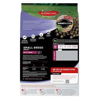 Purina Supercoat Adult Small Dog Food Small Breed Beef