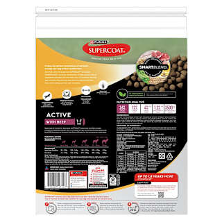 Supercoat Smartblend Adult Active Dog Food With Beef