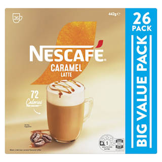 Nescafe Coffee Sachets Caramel Latte