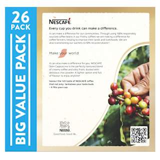 Nescafe Coffee Sachets Skim Cappucino