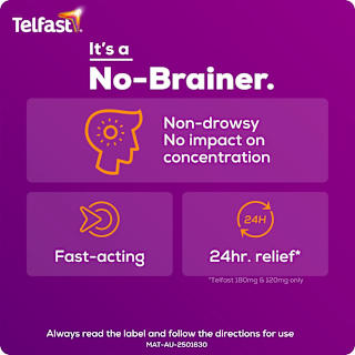 Telfast Allergy Medication 180Mg Tablets