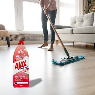 Ajax Divine Blends Floor Cleaner Tropical Breeze Slate