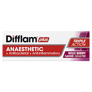 Difflam Plus Sore Throat Lozenges + Anaesthetic Blackcurrant