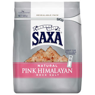 Saxa Natural Pink Himalayan Rock Salt